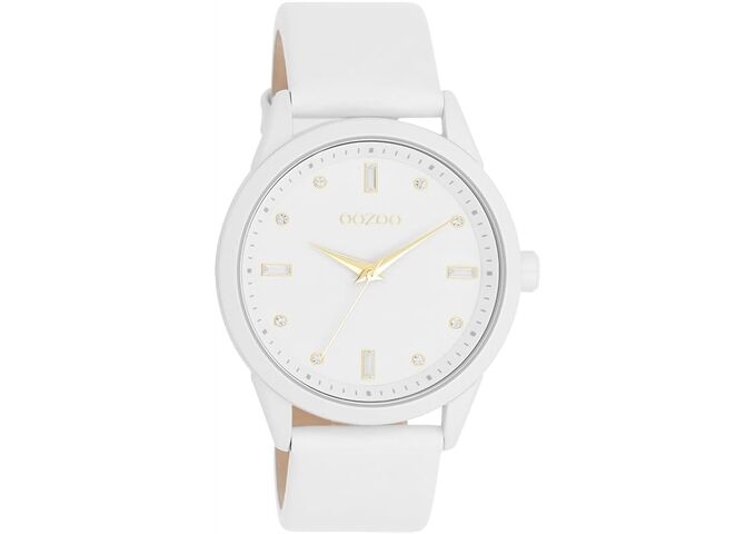 Oozoo OOZOO Timepieces white Lederband