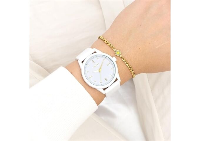 Oozoo OOZOO Timepieces white Lederband
