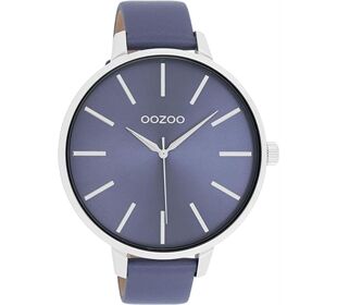 Oozoo OOZOO Timepieces silver couloured Lederband