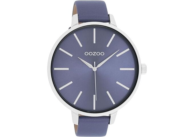 Oozoo OOZOO Timepieces silver couloured Lederband
