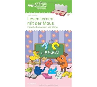 LÜK mini Lesen lernen mit der Maus, Lernheft, 29 Se