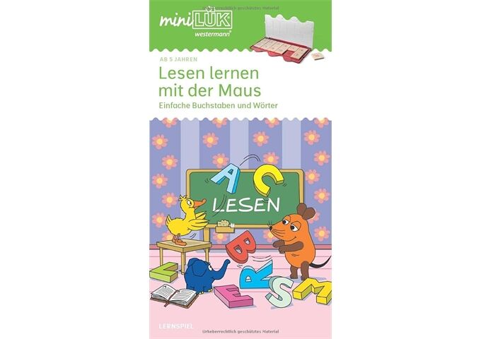LÜK mini Lesen lernen mit der Maus, Lernheft, 29 Se