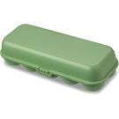 KOZIOL Eierbox nature leaf green