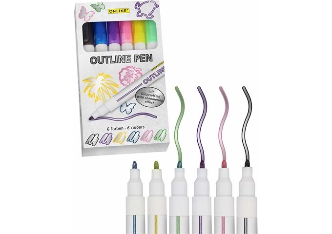 ONLINE Faserschreiberetui Outline Pen