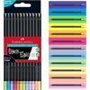 FABER CASTELL Farbstiftetui 12ST Black Edition