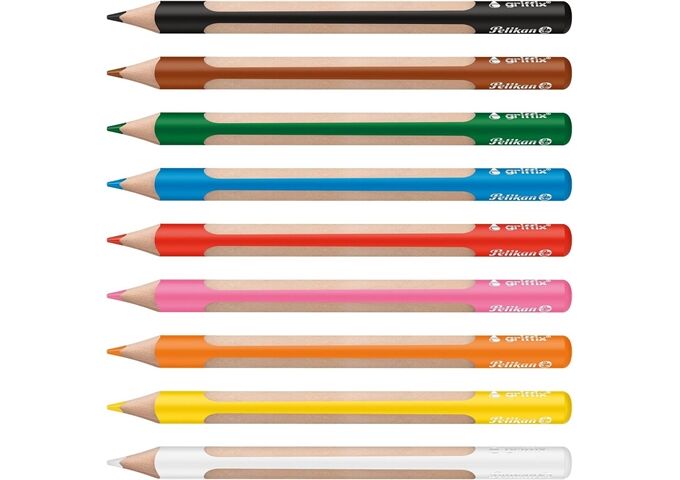 PELIKAN Farbstiftetui 8+1ST Griffix WV sortiert