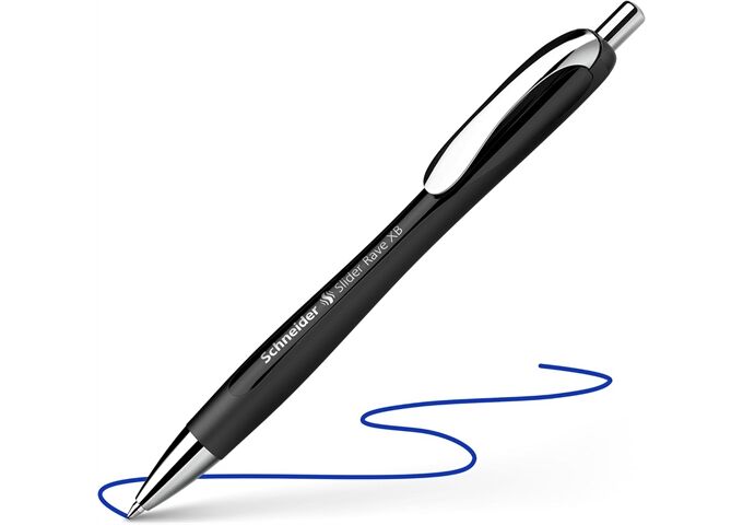 SCHNEIDER Kugelschreiber Slider Rave schwarz/schwa