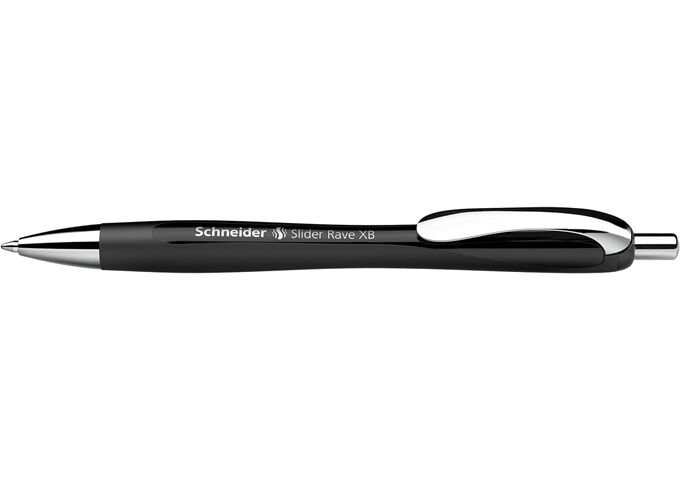 SCHNEIDER Kugelschreiber Slider Rave schwarz/schwa