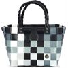 Ice Bag Ice Bag Einkaufsshopper Mini, schwarz weiß