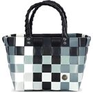 Ice Bag Ice Bag Einkaufsshopper Mini, schwarz weiß