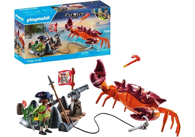 Playmobil Kampf gegen die Riesenkrabbe