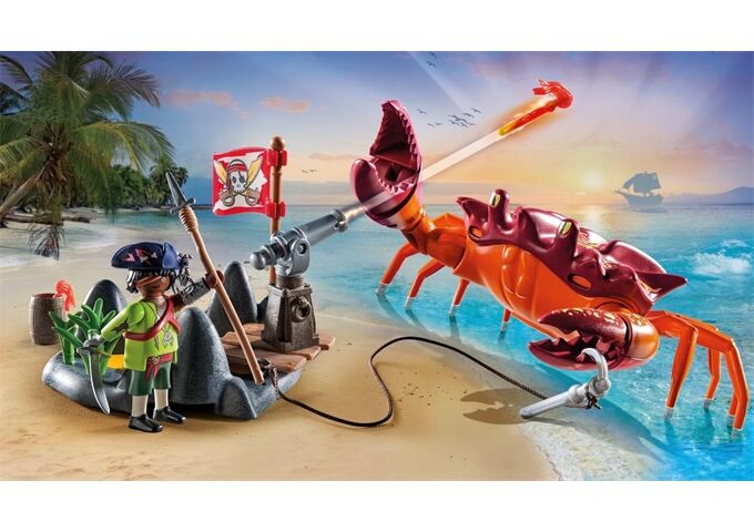 Playmobil Kampf gegen die Riesenkrabbe