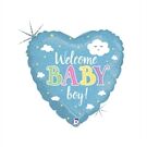 Karaloon Folienballon Welcome Baby Boy, 46cm
