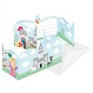 amscan Einladung 8ST Princess & Knight sort.