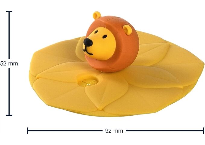 Leonardo BAMBINI Deckel gelb Löwe Bambini