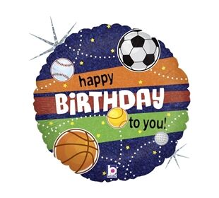 Karaloon Folienballon Sports Birthday