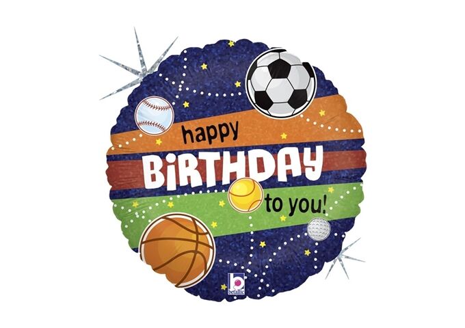 Karaloon Folienballon Sports Birthday