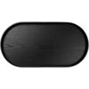 ASA wood Tablett oval, schwarz
