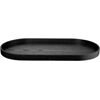 ASA wood Tablett oval, schwarz