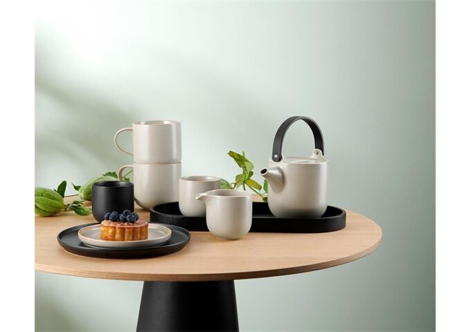 ASA coppa Teekanne mit Holzgriff, tofu