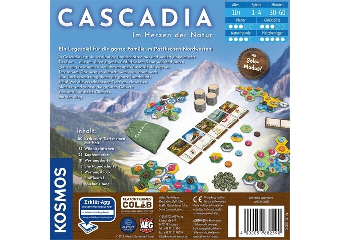 Kosmos Spiel Cascadia