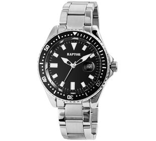 Raptor Herrenuhr SERIOUS mit Edelstahlband