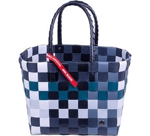 Ice Bag Ice Bag Einkaufsshopper Klassik grau petrol schw.