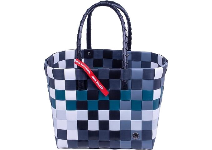 Ice Bag Ice Bag Einkaufsshopper Klassik grau petrol schw.