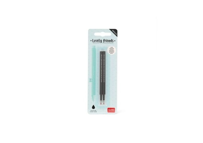 Legami REFILL Gel Pen - BLACK - 2 Stück