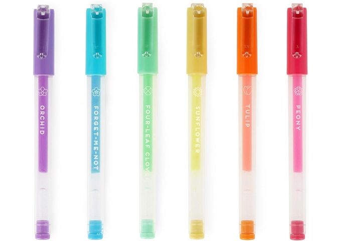 Legami 6 Mini Gel Pens - Pastell