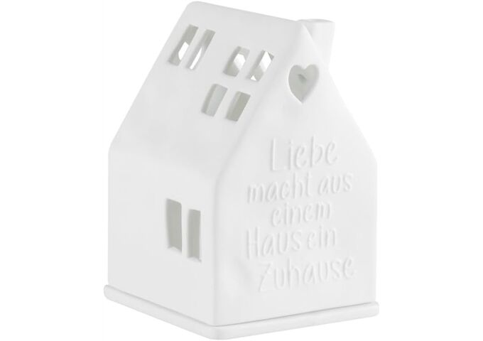  Lichthaus Liebe macht aus einem Haus 7x7x10,5cm