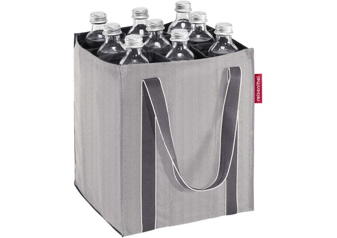 Reisenthel bottlebag herringbone grey