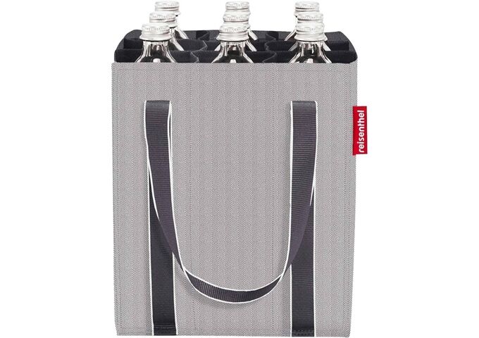 Reisenthel bottlebag herringbone grey