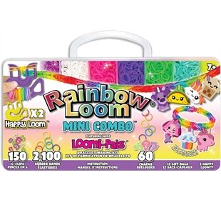 BANDAI Rainbow Loom Loomi Pals Mini Combo