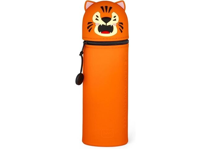 Legami KAWAII 2-IN-1 SOFT SILICONE PENCIL CASE - Tiger