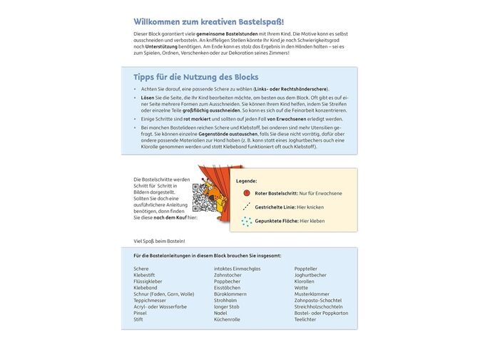 Hauschka Verlag Lass uns basteln - Bastelbuch ab 4 Jahre-Fahrzeuge