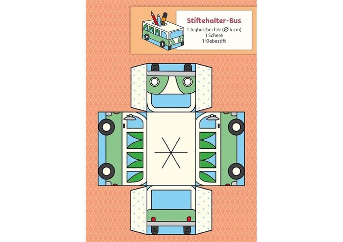 Hauschka Verlag Lass uns basteln - Bastelbuch ab 4 Jahre-Fahrzeuge