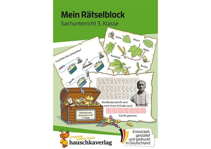 Hauschka Verlag Mein Rätselblock Sachunterricht 3.Klasse