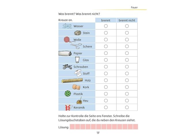 Hauschka Verlag Mein Rätselblock Sachunterricht 3.Klasse