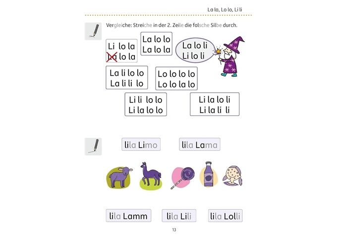 Hauschka Verlag Mein Übungsheft Lesen - 1 Klasse: Vom Buchstaben