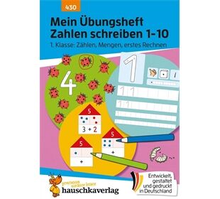 Hauschka Verlag Mein Übungsheft Zahlen schreiben 1-10 - 1. Klasse