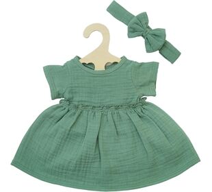  Pu-Kleid m. Haarband, 35-45cm
