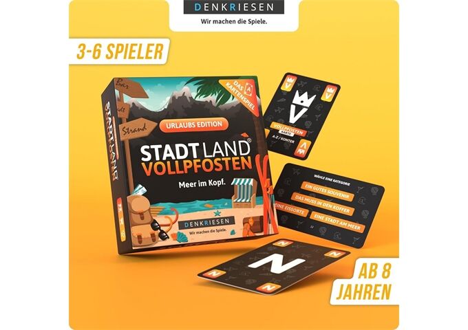 Denkriesen STADT LAND VOLLPFOSTEN Urlaub Karte