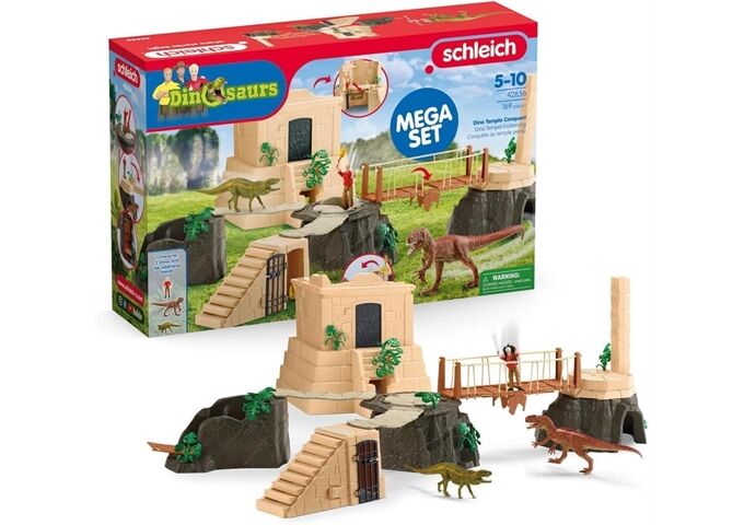 Schleich Dino Tempel-Eroberung Mega-Set