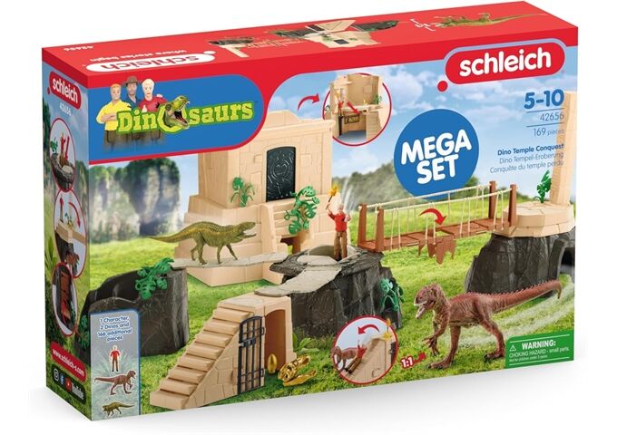 Schleich Dino Tempel-Eroberung Mega-Set