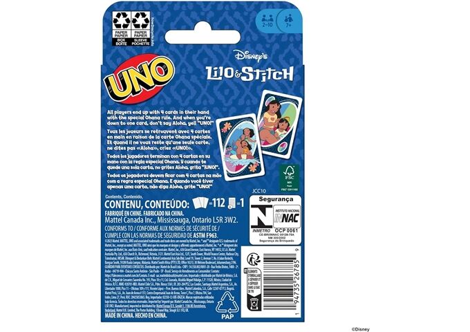 Mattel UNO Lilo & Stitch Kartenspiel