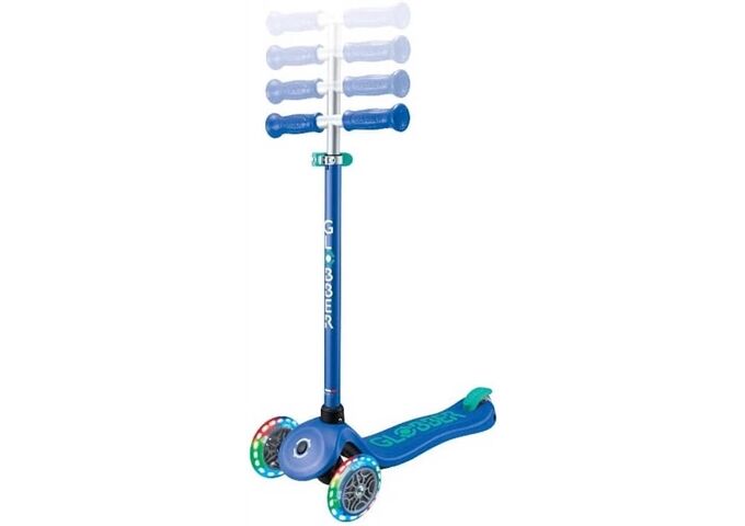 Globber GLOBBER PRIMO PLUS LIGHTS incl. Helm, blau-türkis