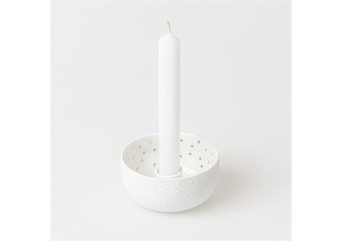 Räder Kerzenschälchen Punkte D.9,4cm, H.5cm