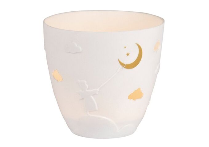 Räder LIVING Poesielicht Engel Gold d:9,5cm H:9cm