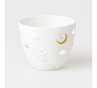 Räder Mini Poesielicht Engel und Mond D.8cm,H.6,5cm